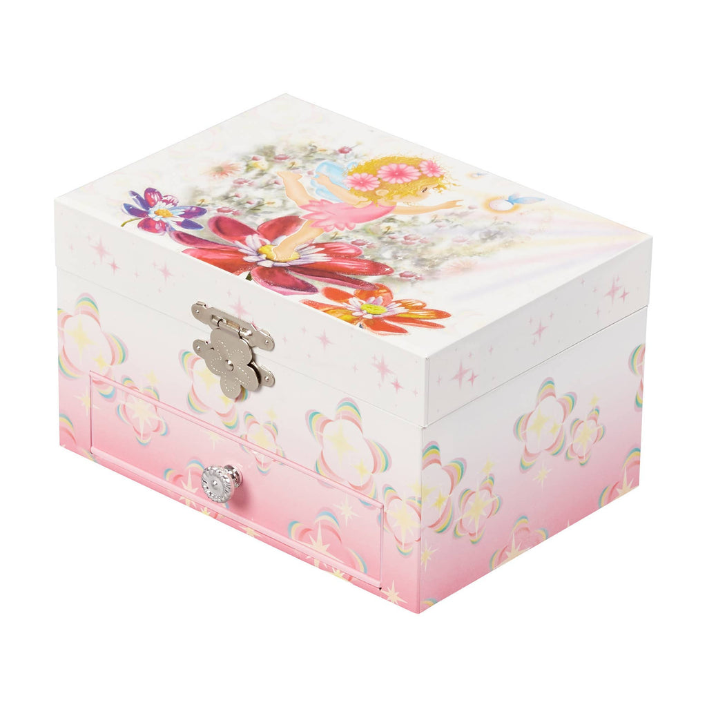 Musical Fairy Jewelry Box: White/pink / Swan Lake
