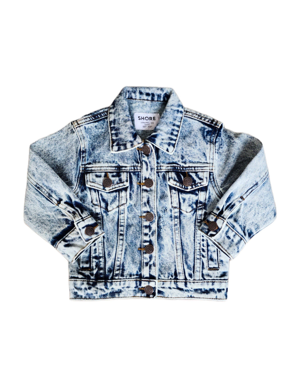 Smalls Acid Wash Blue Jean Jacket