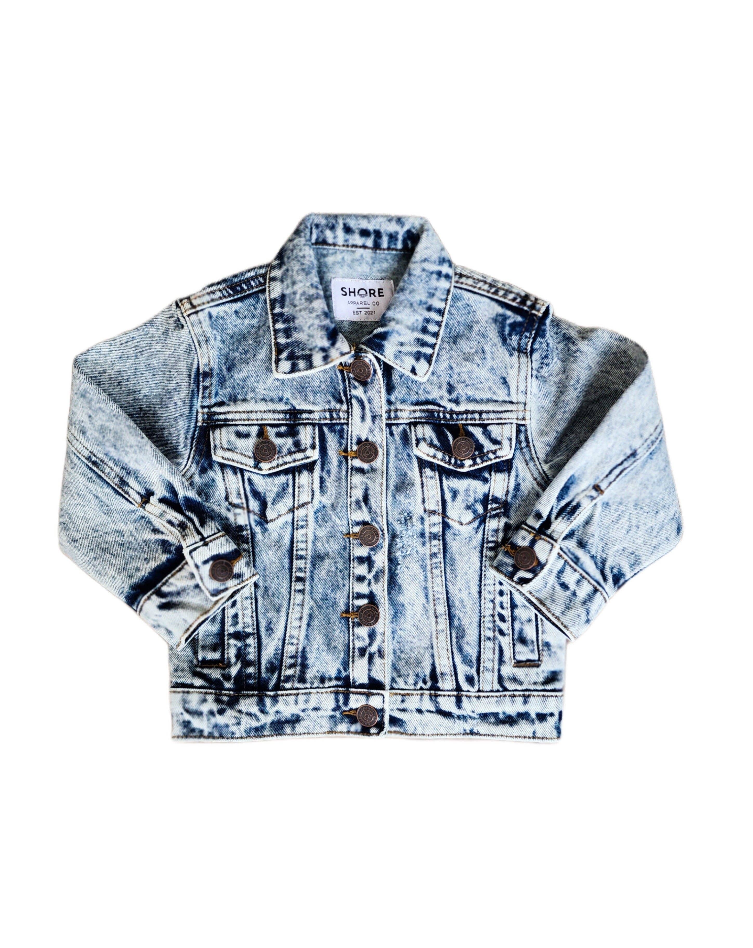 Smalls Acid Wash Blue Jean Jacket
