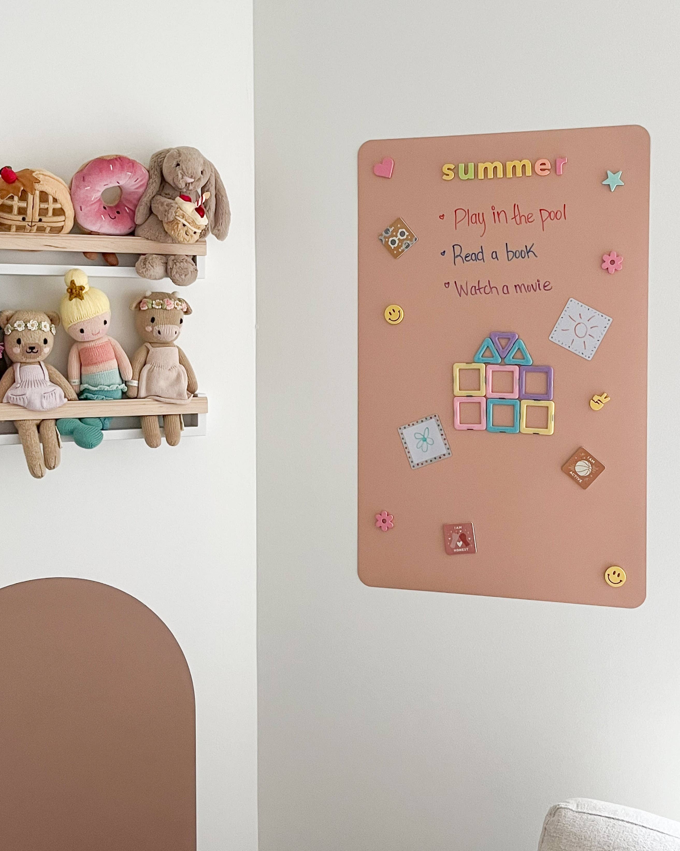 Magic Playwall - Rectangle Magnetic Wall Decal for Kids: Midnight