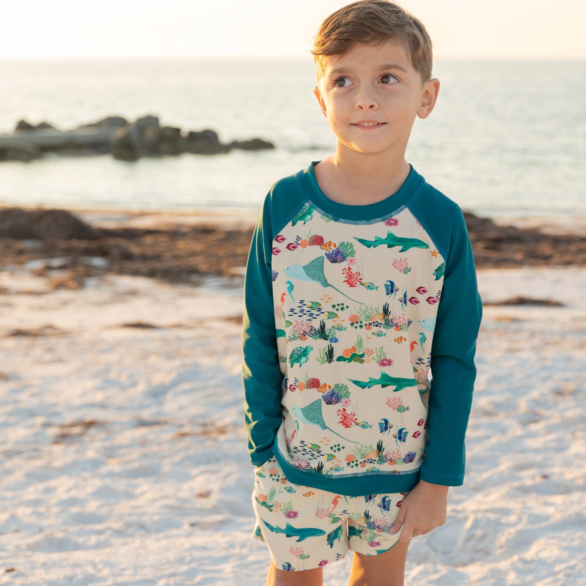Coral Reef Long Sleeve Rashguard
