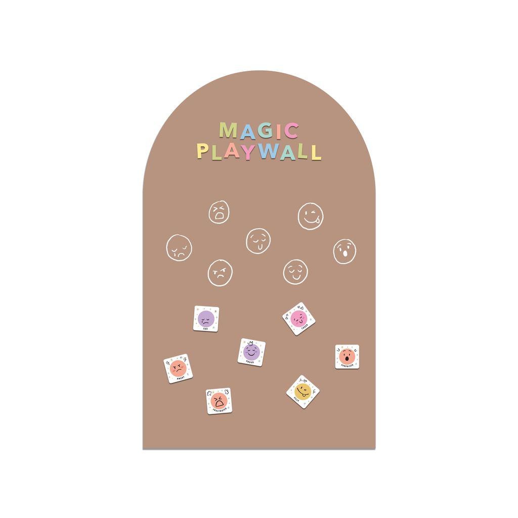 Magic Playwall - ORIGINAL Arch Magnetic Wall Decal for Kids: Sage