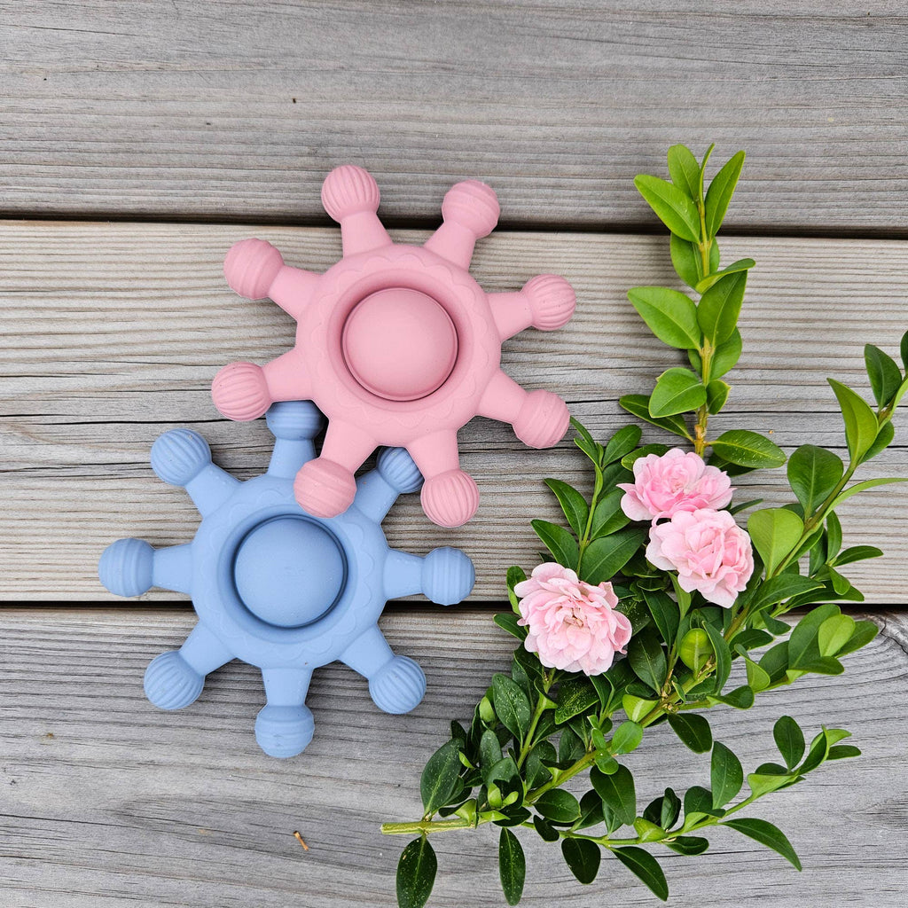 Baby Silicone Teether Toy Circus Dusty rose