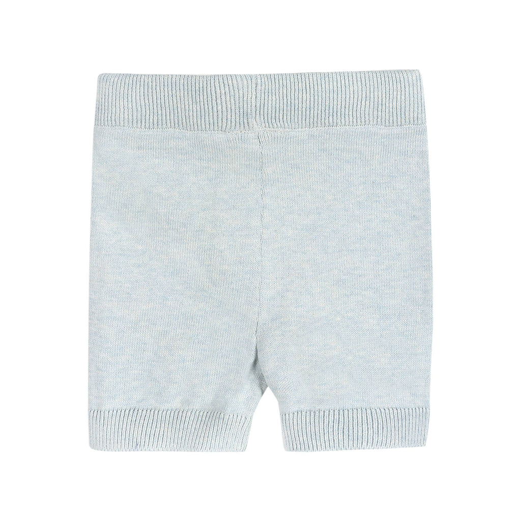 Miles Wave Textured Baby Shirt & Shorts Set Organic