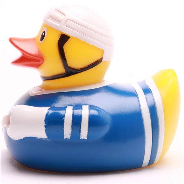 Hockey Blue Rubber Duck