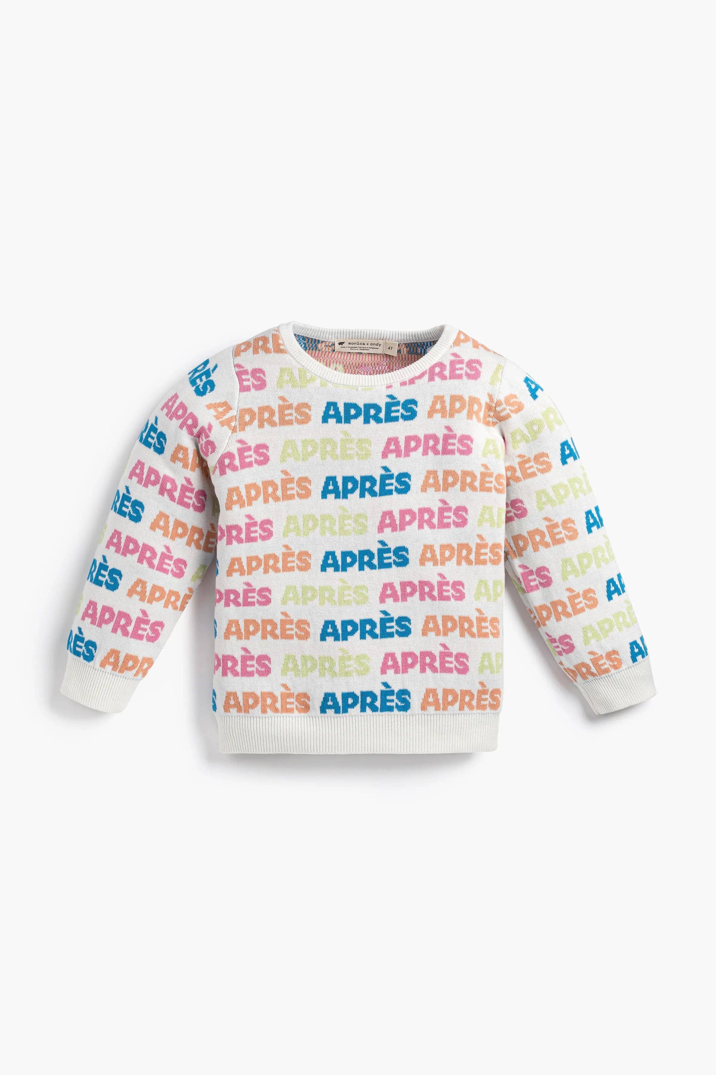 Organic Knit Sweater Rainbow Apres Ski
