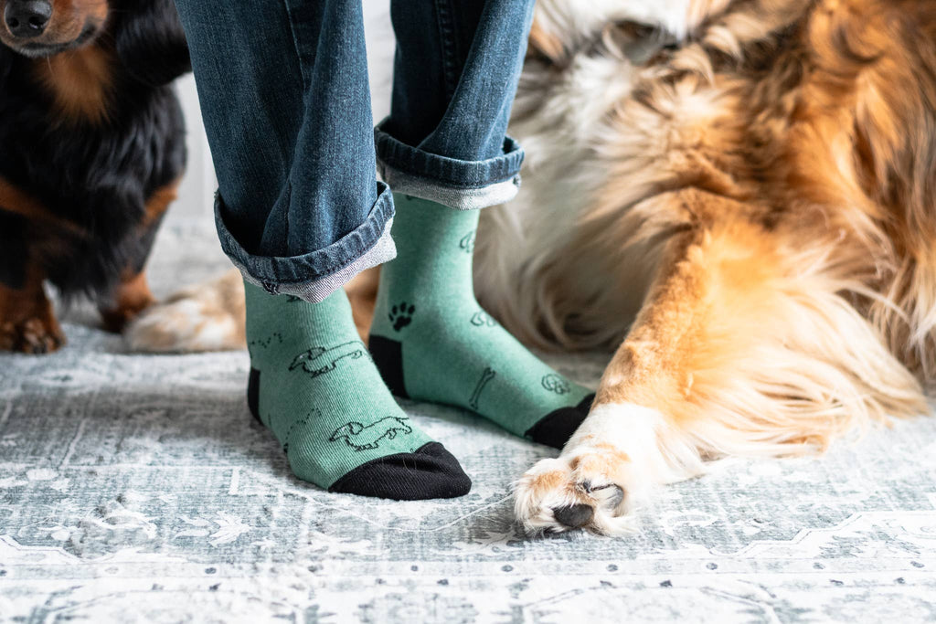Kid's Dog Crew Socks - Playful Gender Neutral Gift