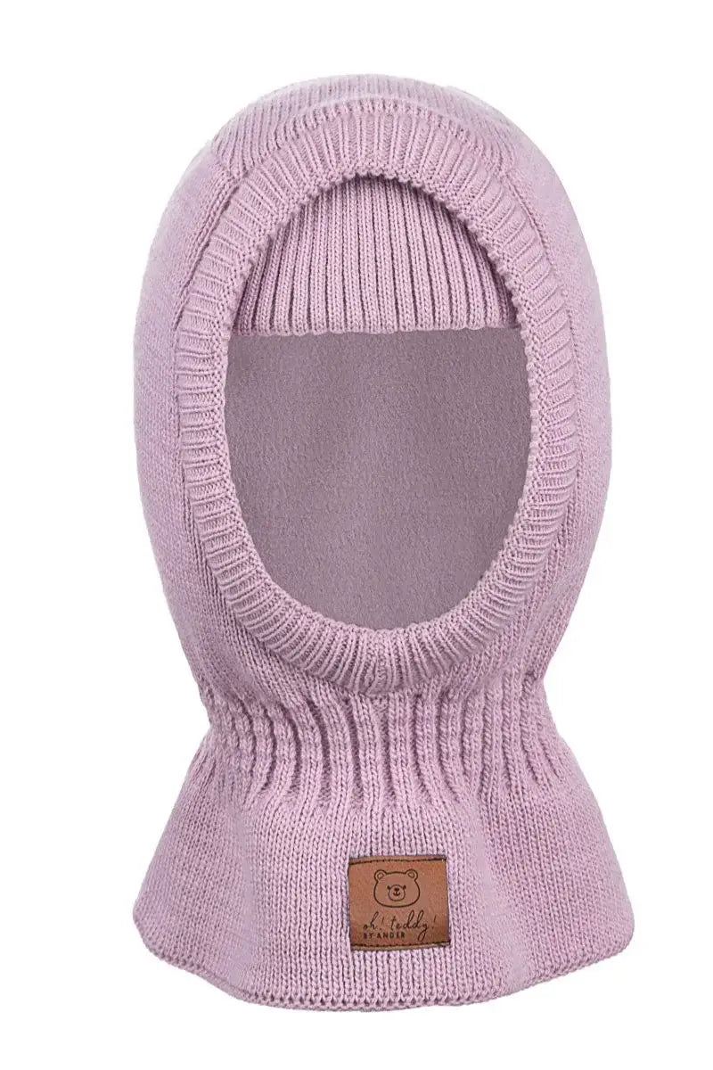 Kids' Balaclava – Made in Poland- Powder pink