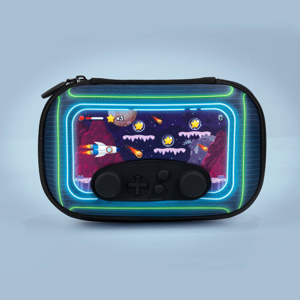 ZIPIT Gamer Pencil Case, Joystick Pencil Box: Car Race