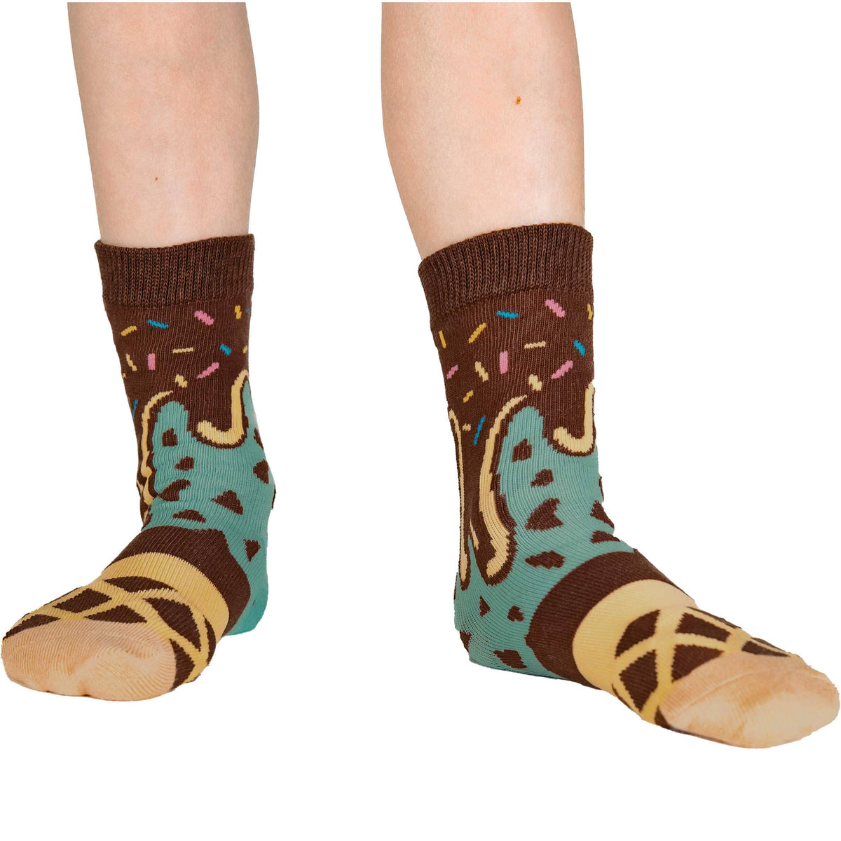 Cupcakes, Ice Cream and Cookies Kids Socks / 3-Pack