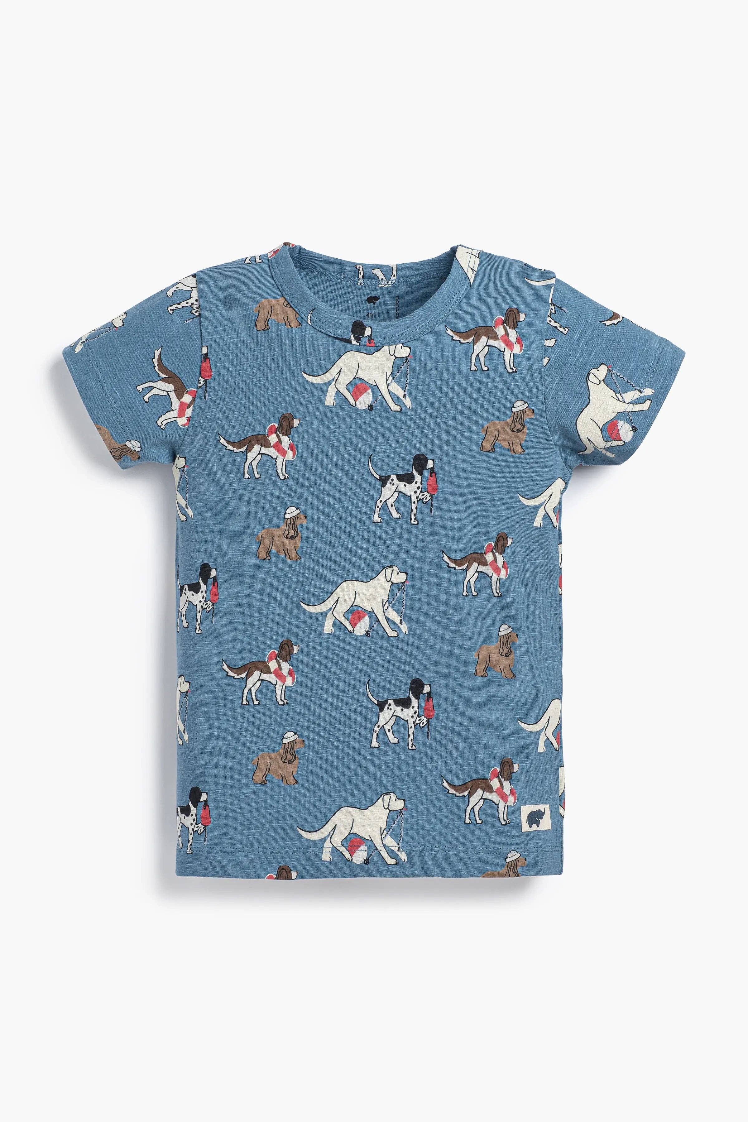 Kids Short Sleeve Crewneck Tee Nantucket Pups