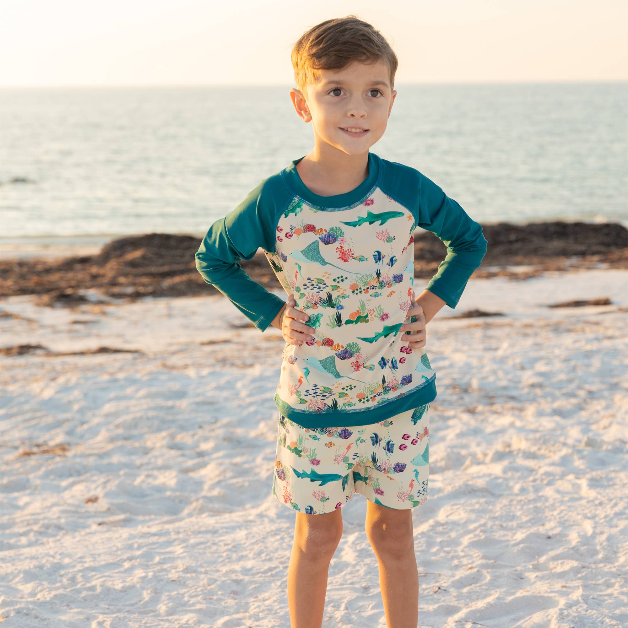 Coral Reef Long Sleeve Rashguard