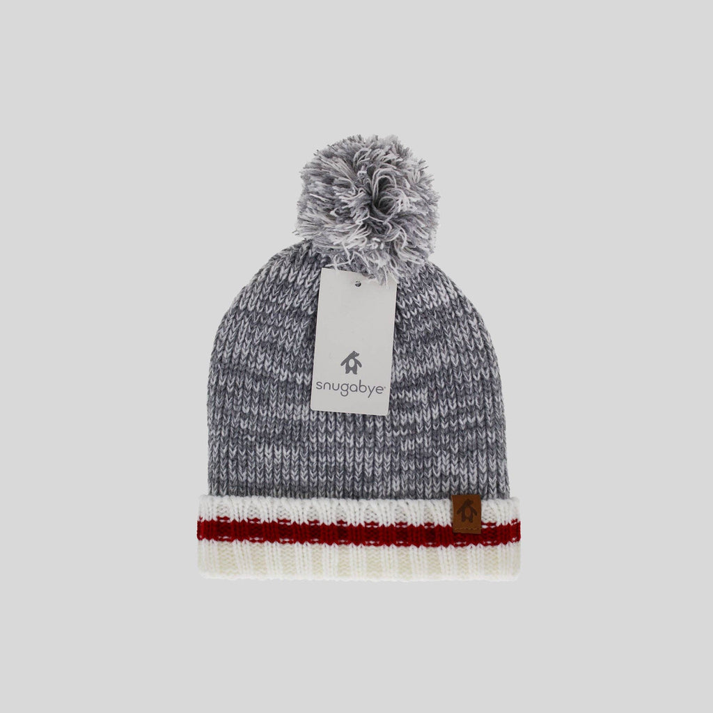 Baby Rib Knit Pom Pom Hat: 12-24M