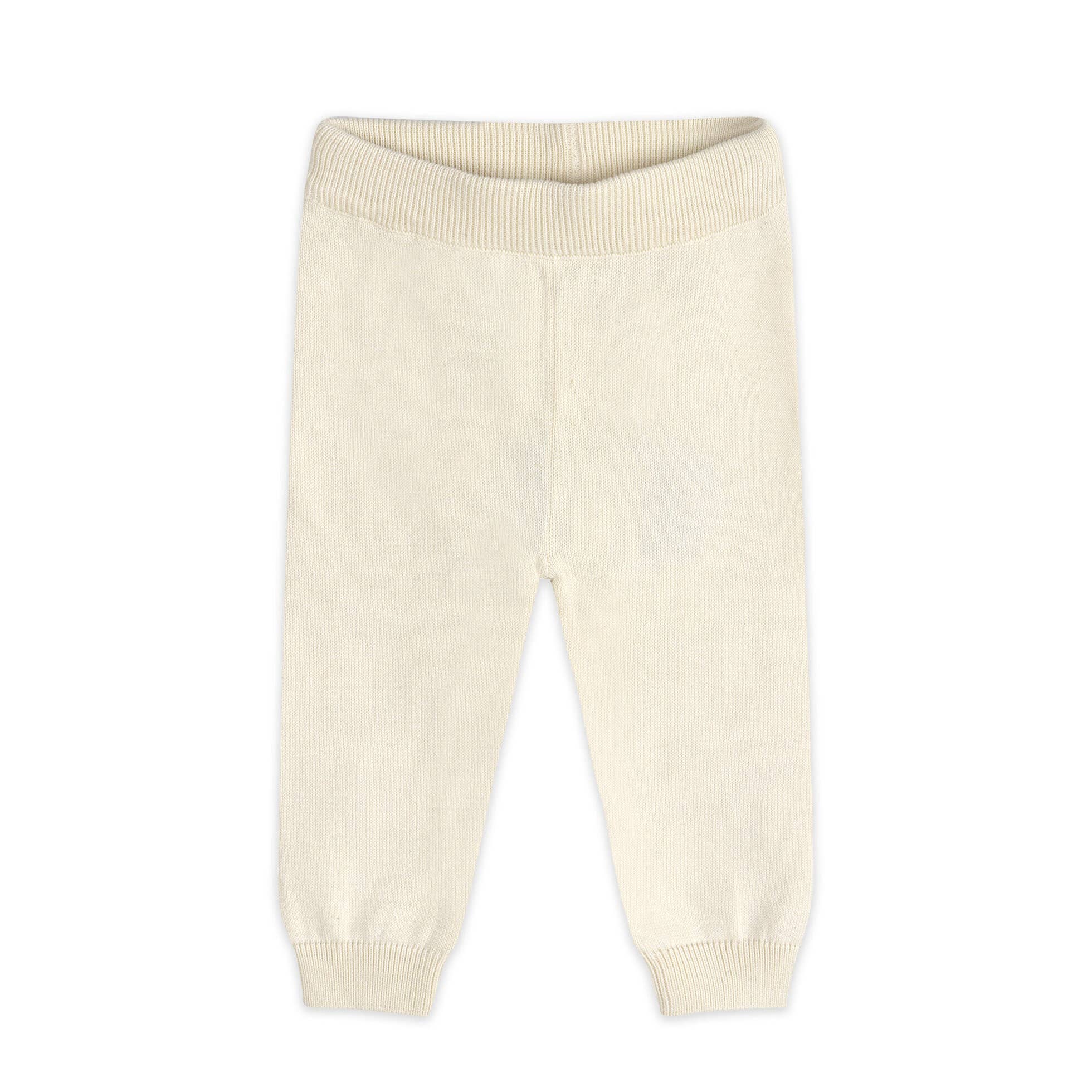 Everyday Sweater Knit Baby Pocket Pants Organic Natural