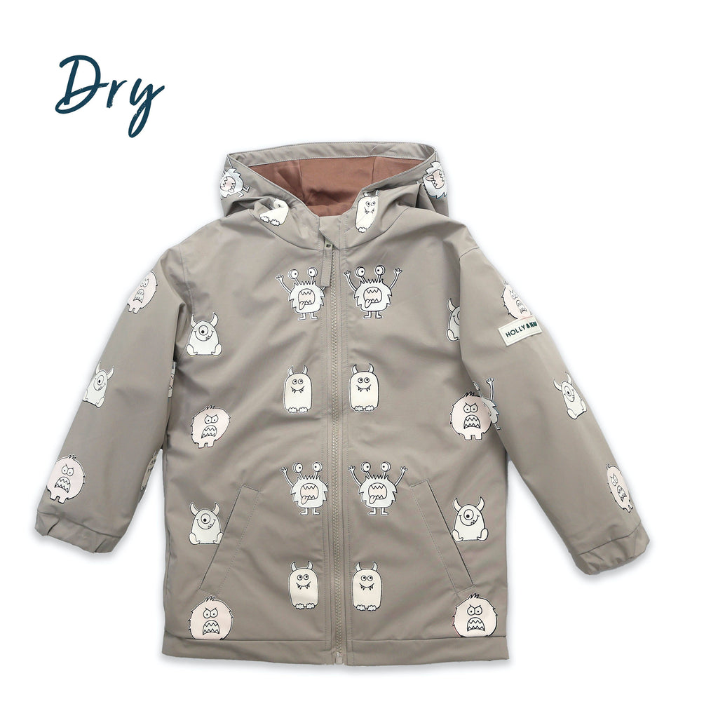 Monster Color Changing Kids Raincoat