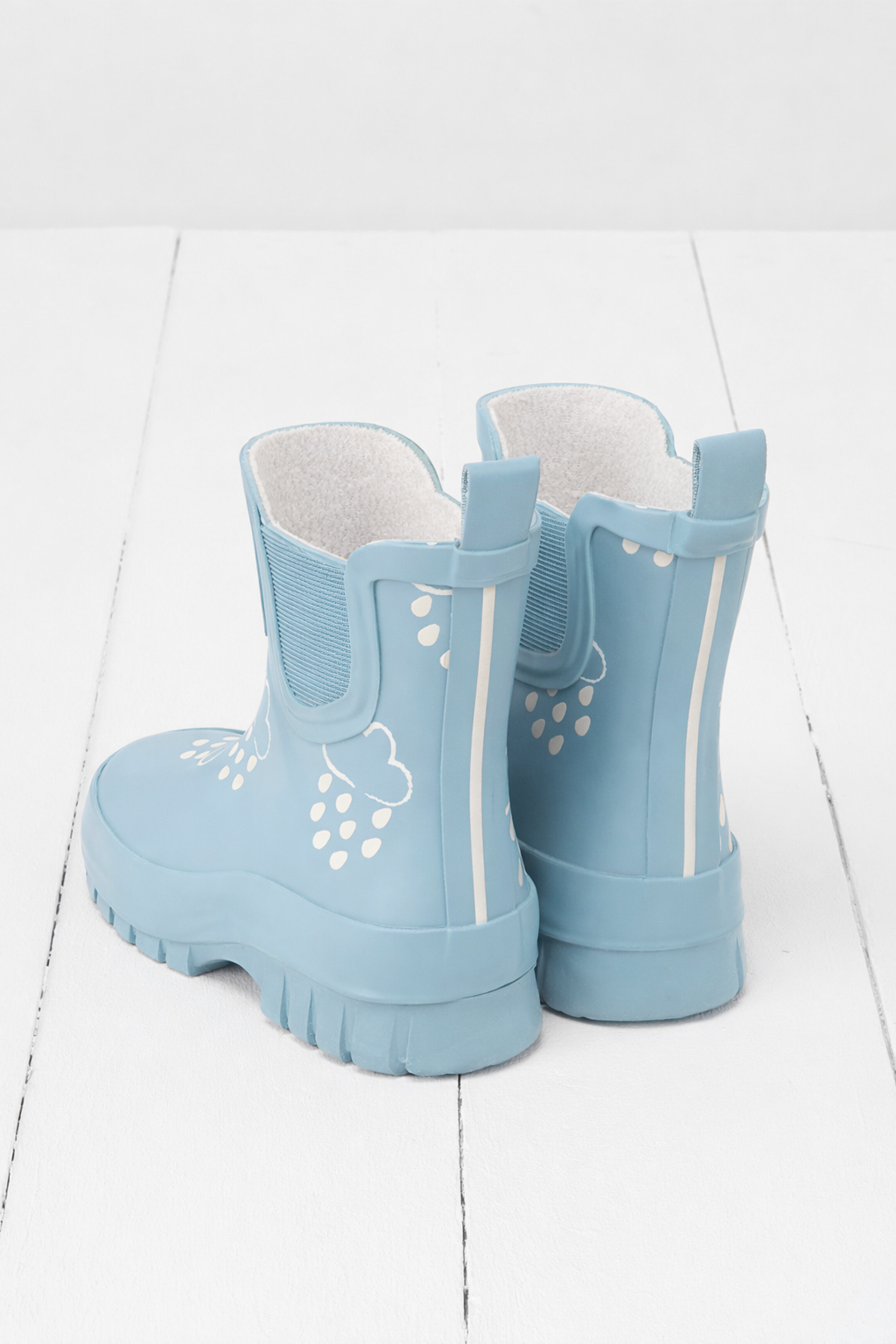 COLOUR CHANGING Kids Shortie Rainboots Powder Blue