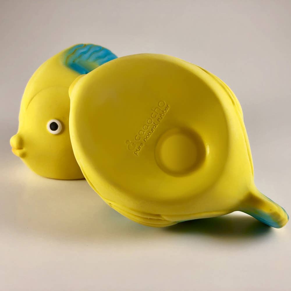 Natural Rubber Fish Non-Toxic Bath Toy, Mold-free design
