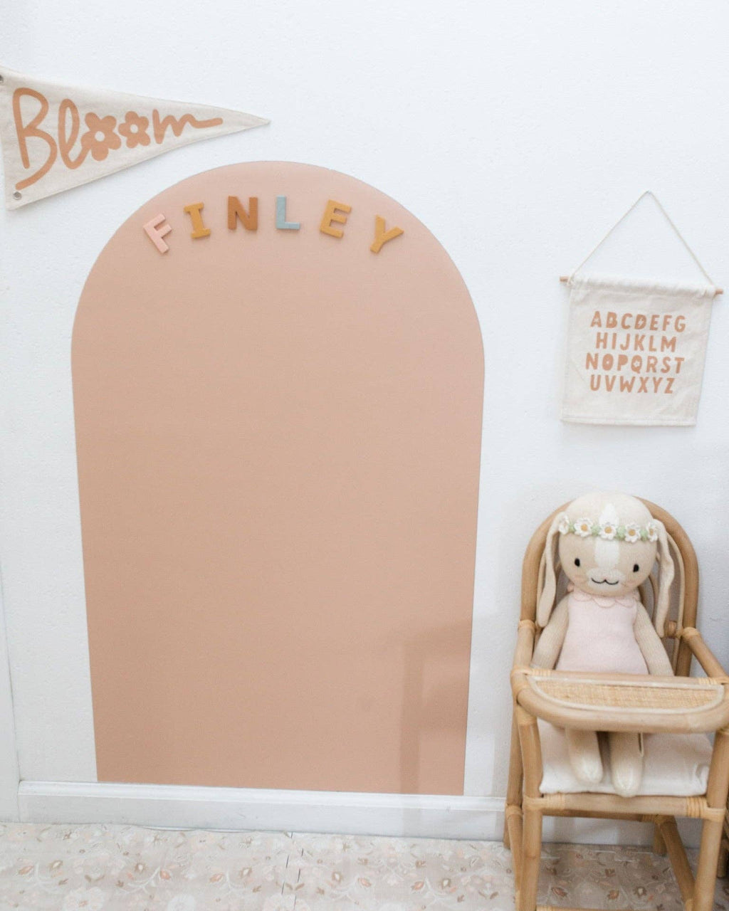 Magic Playwall - Arch Magnetic Wall Decal for Kids: Blush