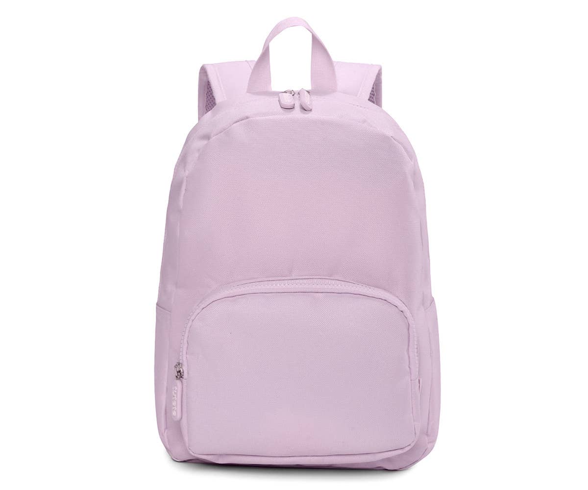 Customizable Solid Color Lavender Backpack