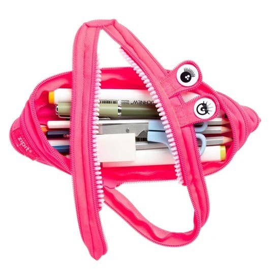 ZIPIT Monster Pencil Case, Pink
