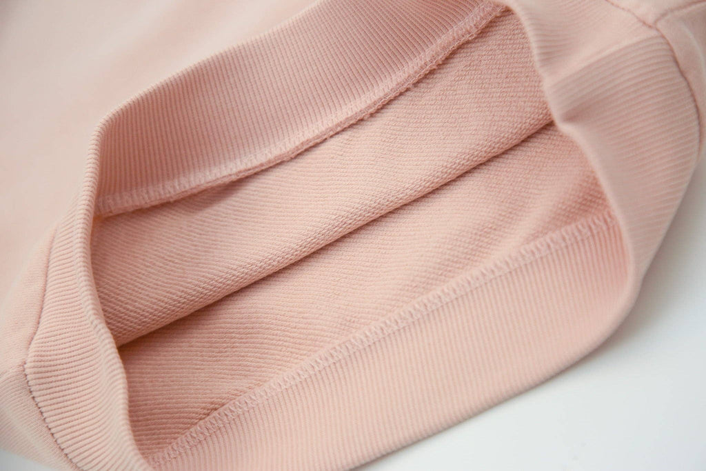 Kids Hoodie - Organic French Terry Cotton – Pale Rose