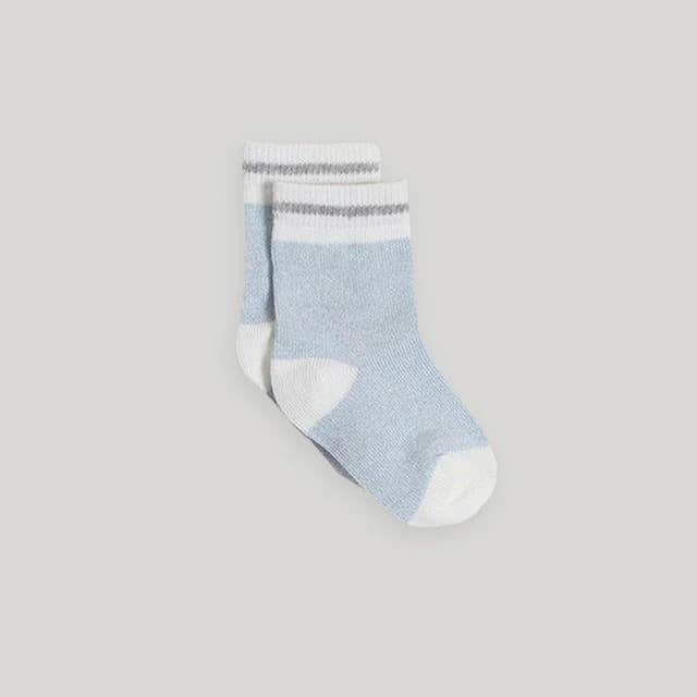 Snugabye Dream 2pk Infant Boot Sock - Blue