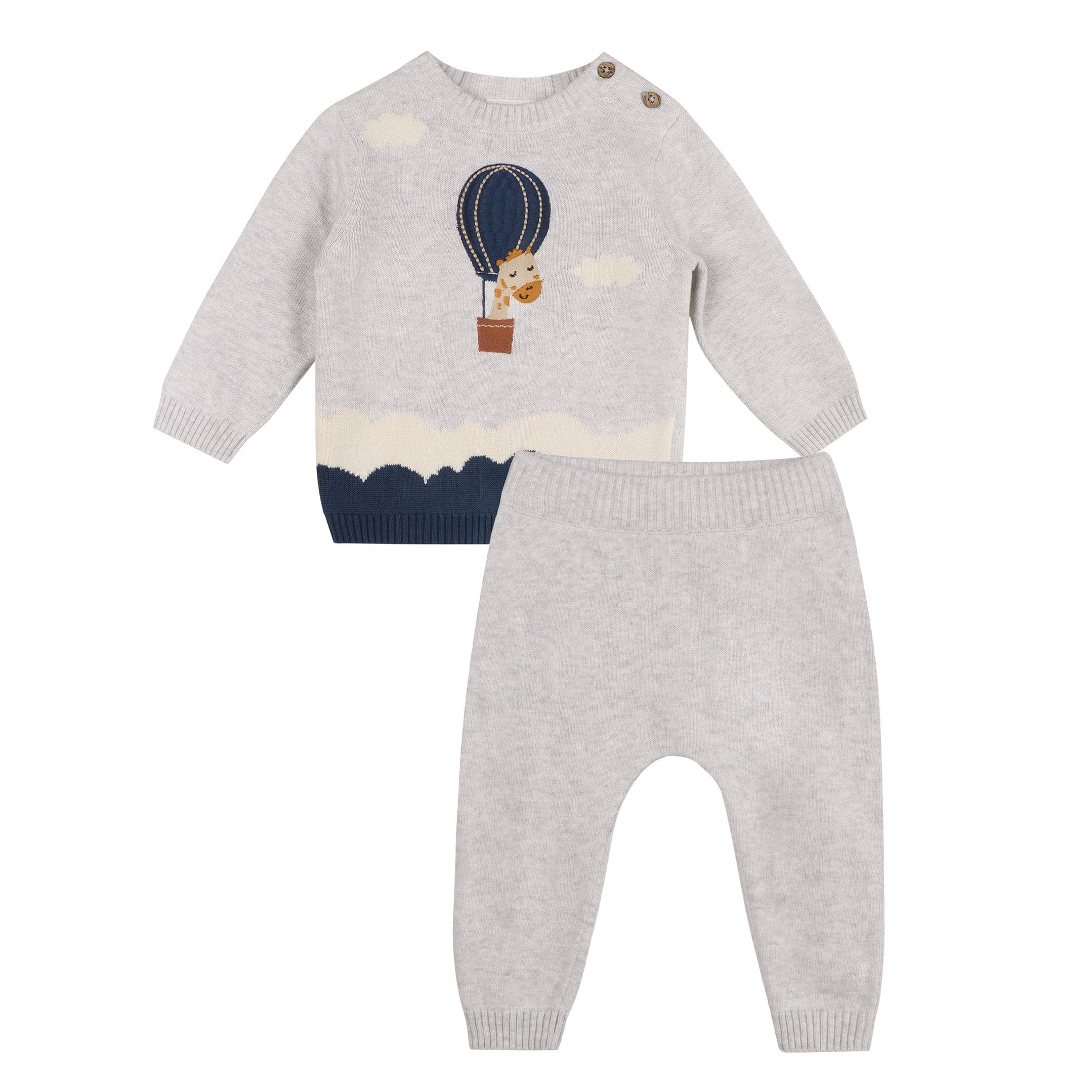 Hot Air Balloon Organic Baby Knit Set