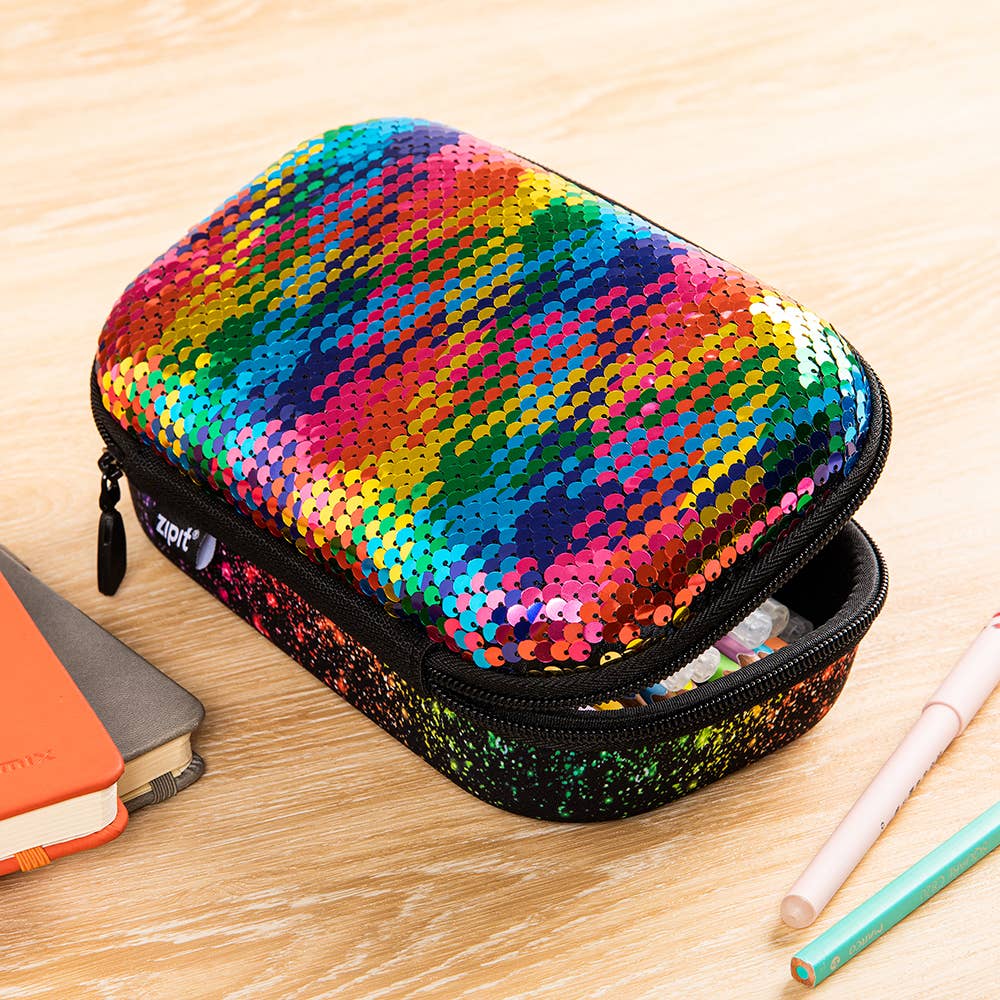 ZIPIT Sequin Pencil Box