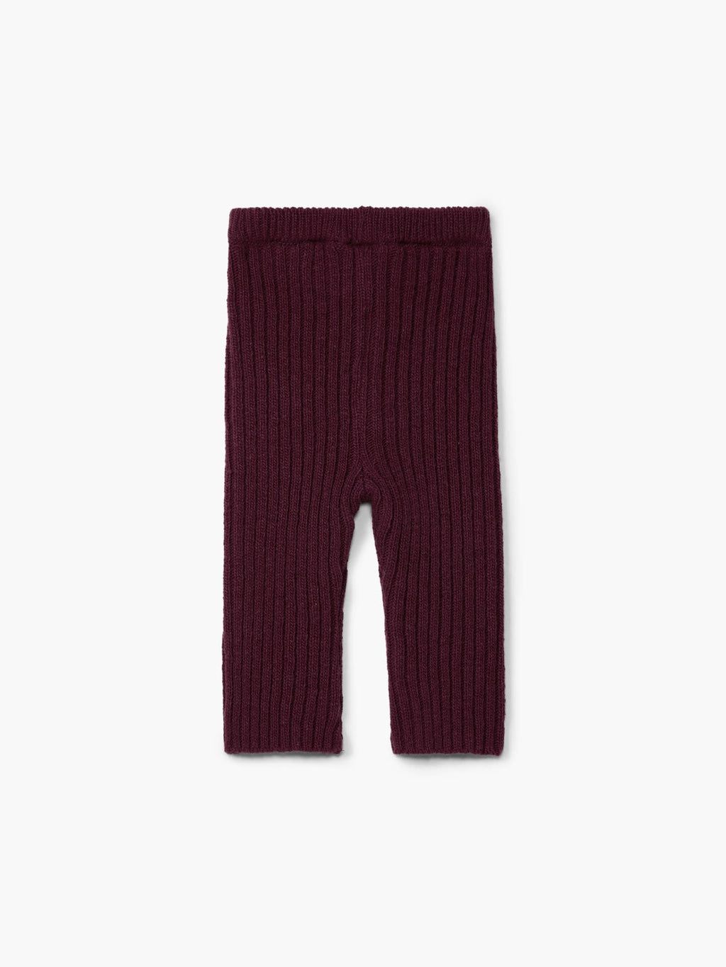 Trousers knitted in merino wool | WINTER STORIES: Bordeaux