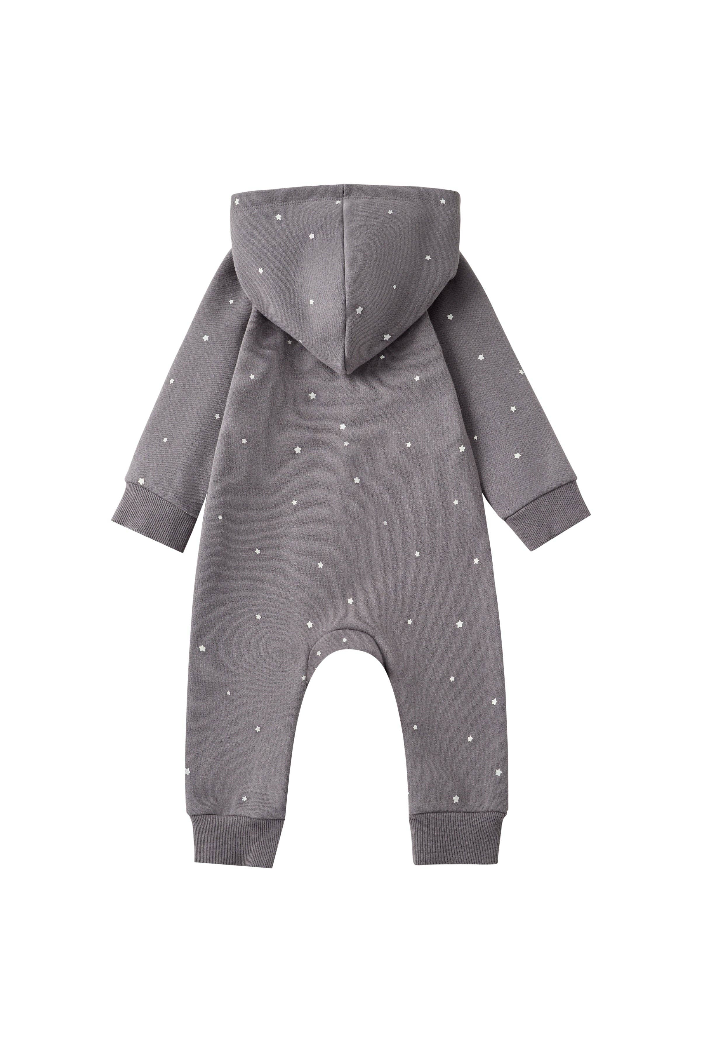Baby Fleece Organic Cotton Bodysuit-stars