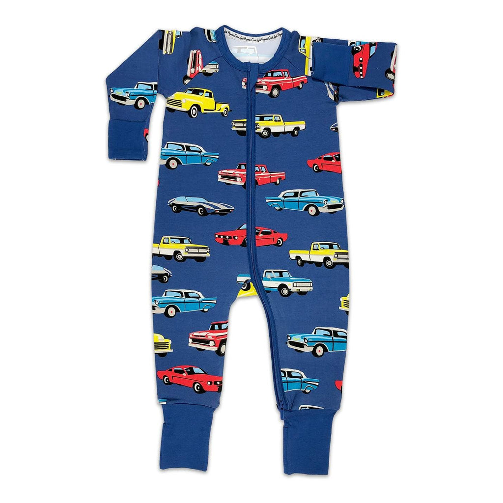 Cars & Trucks, Blue Baby Pajamas