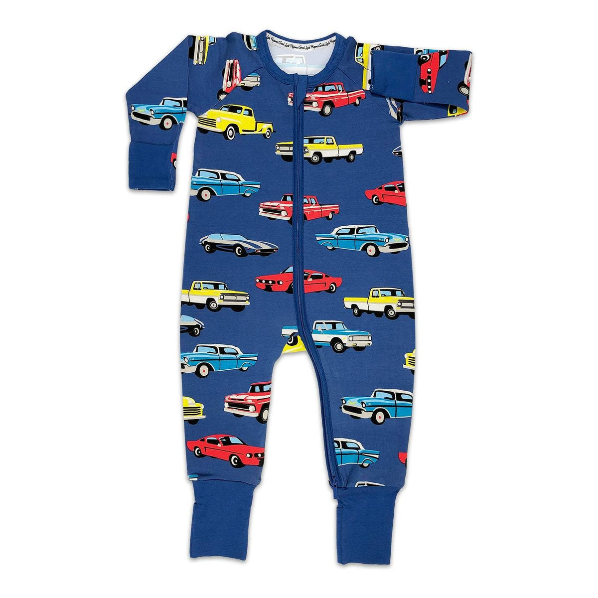 Cars & Trucks, Blue Baby Pajamas