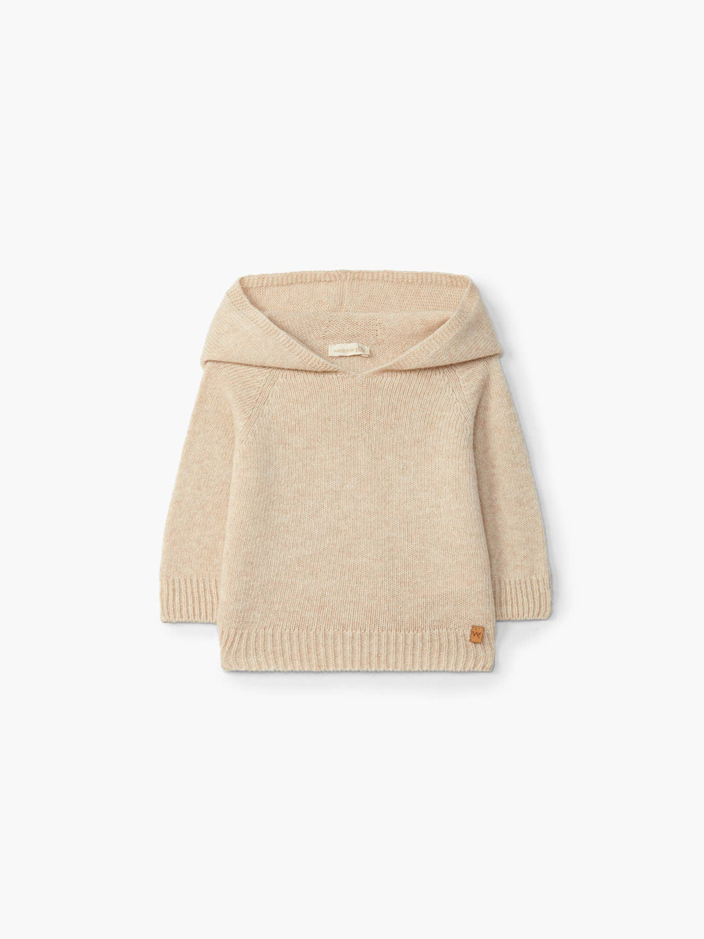 Hooded sweater knitted in merino wool | WINTER VIBES