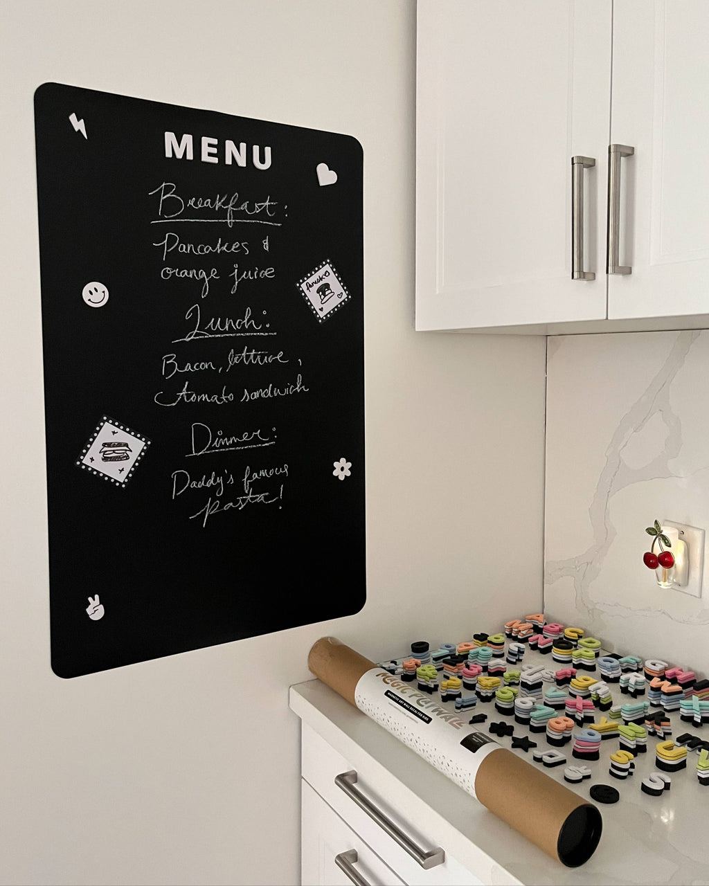 Magic Playwall - Rectangle Magnetic Wall Decal for Kids: Midnight