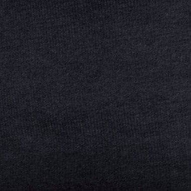 Cotton neck warmer with fleece lining - Black