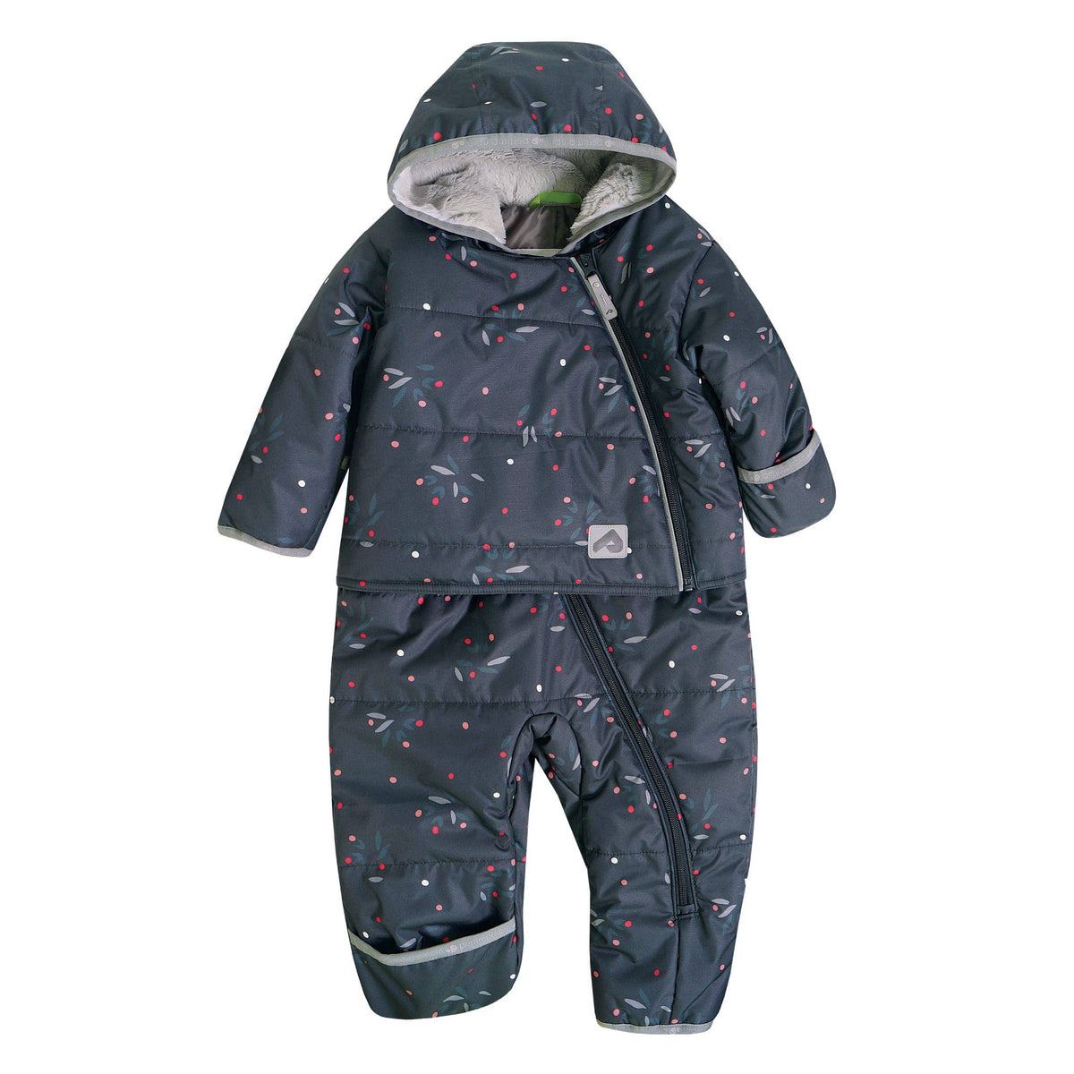 One-piece baby snowsuit - Petals