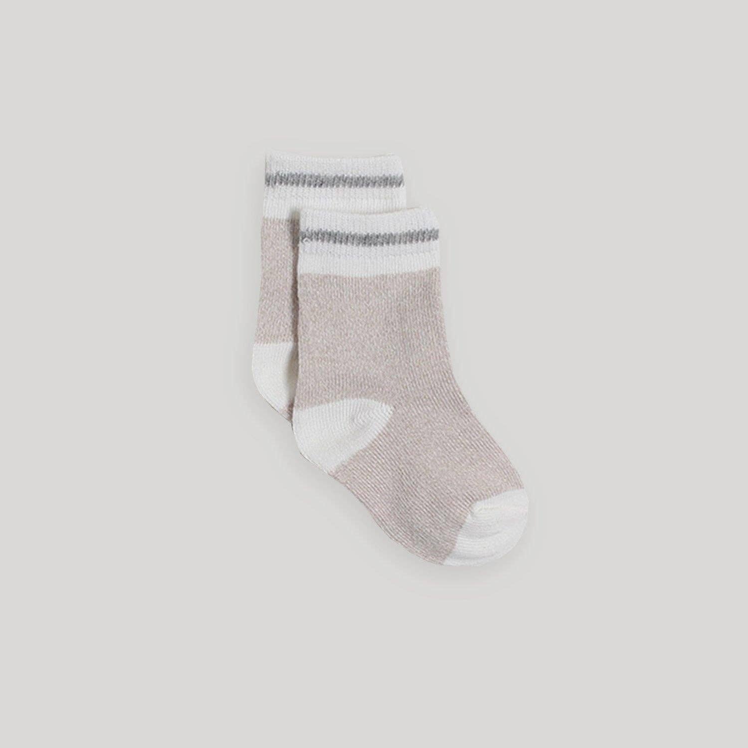 Snugabye Dream 2pk Infant Boot Socks - GREY