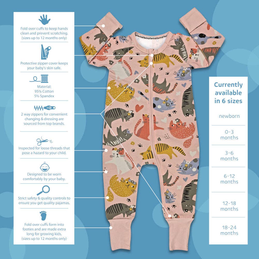 Cars & Trucks, Blue Baby Pajamas
