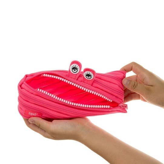 ZIPIT Monster Pencil Case, Pink