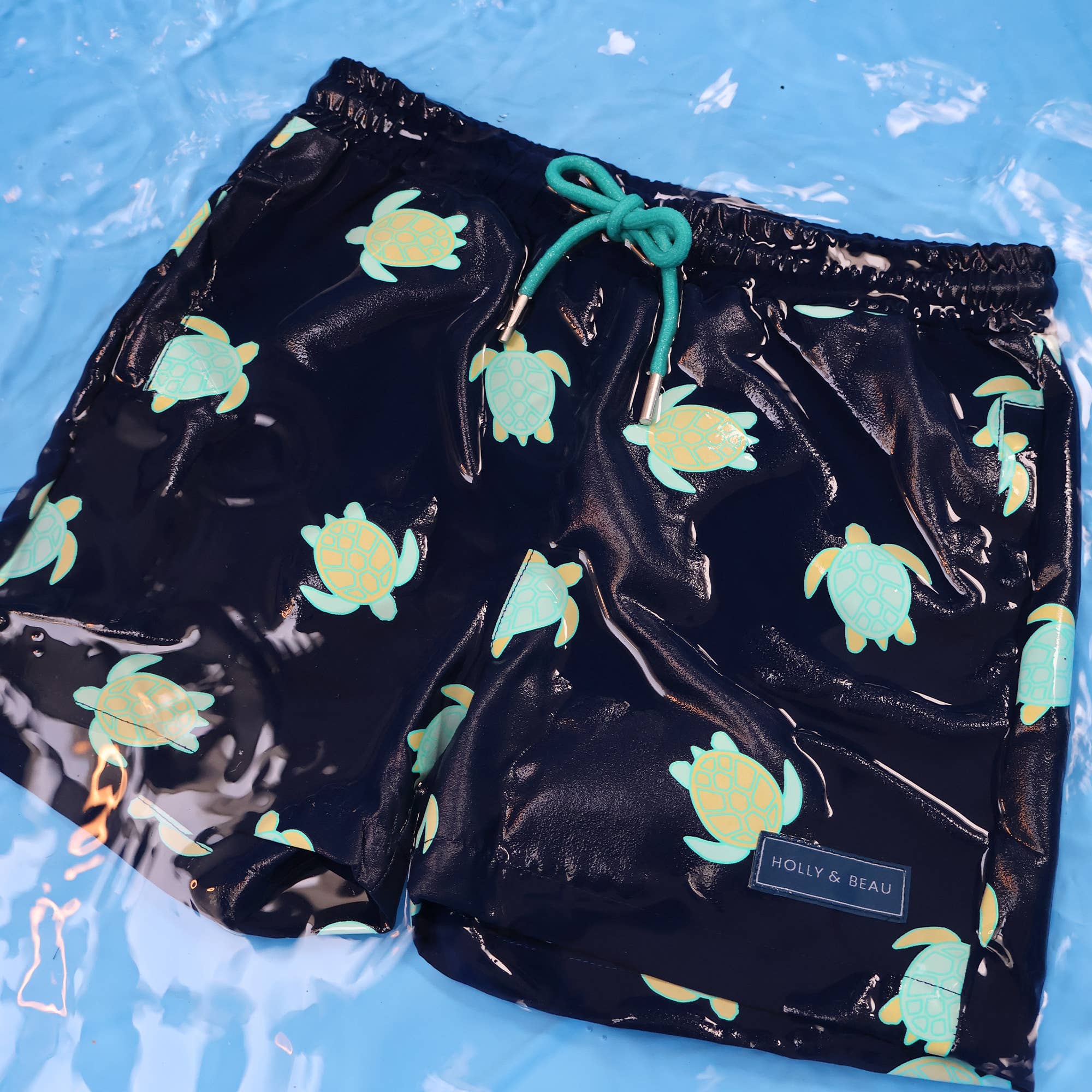 Turtle Color Changing Boys Swim Trunks