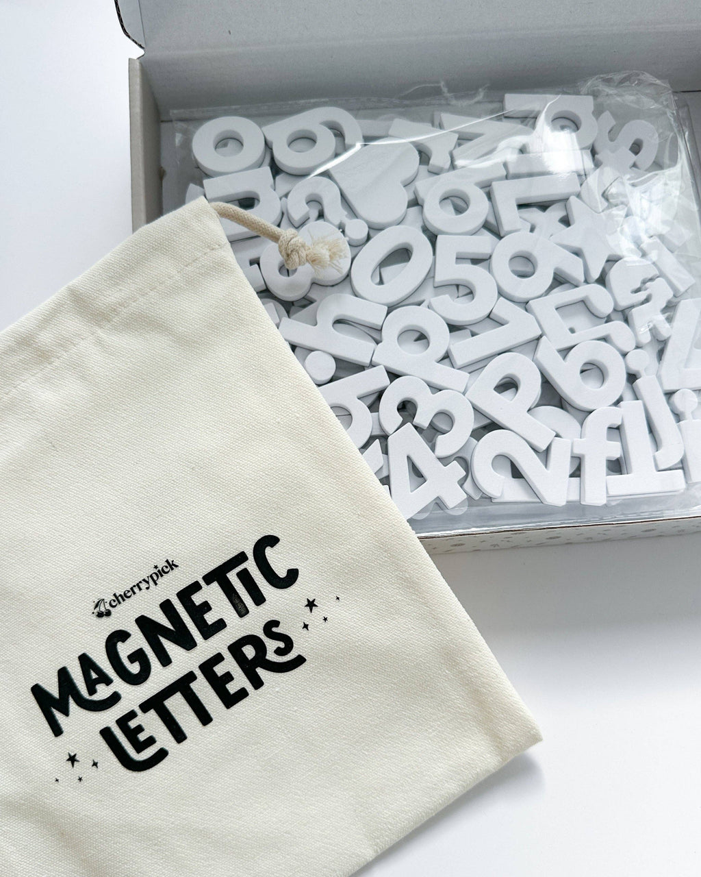Soft Foam Magnetic Letters & Symbols 150pc Set: Solid Black