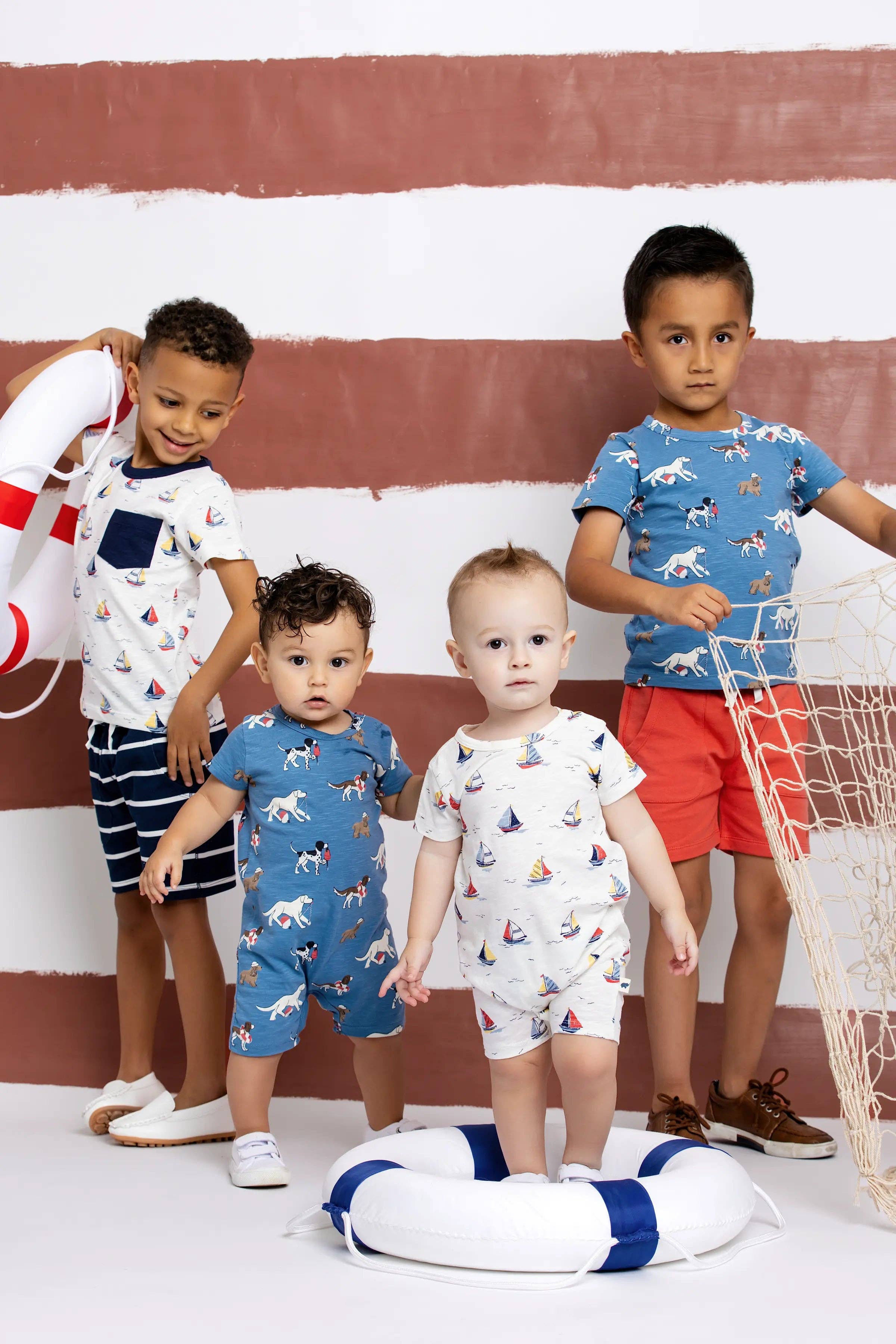 Kids Short Sleeve Crewneck Tee - Little Skippers