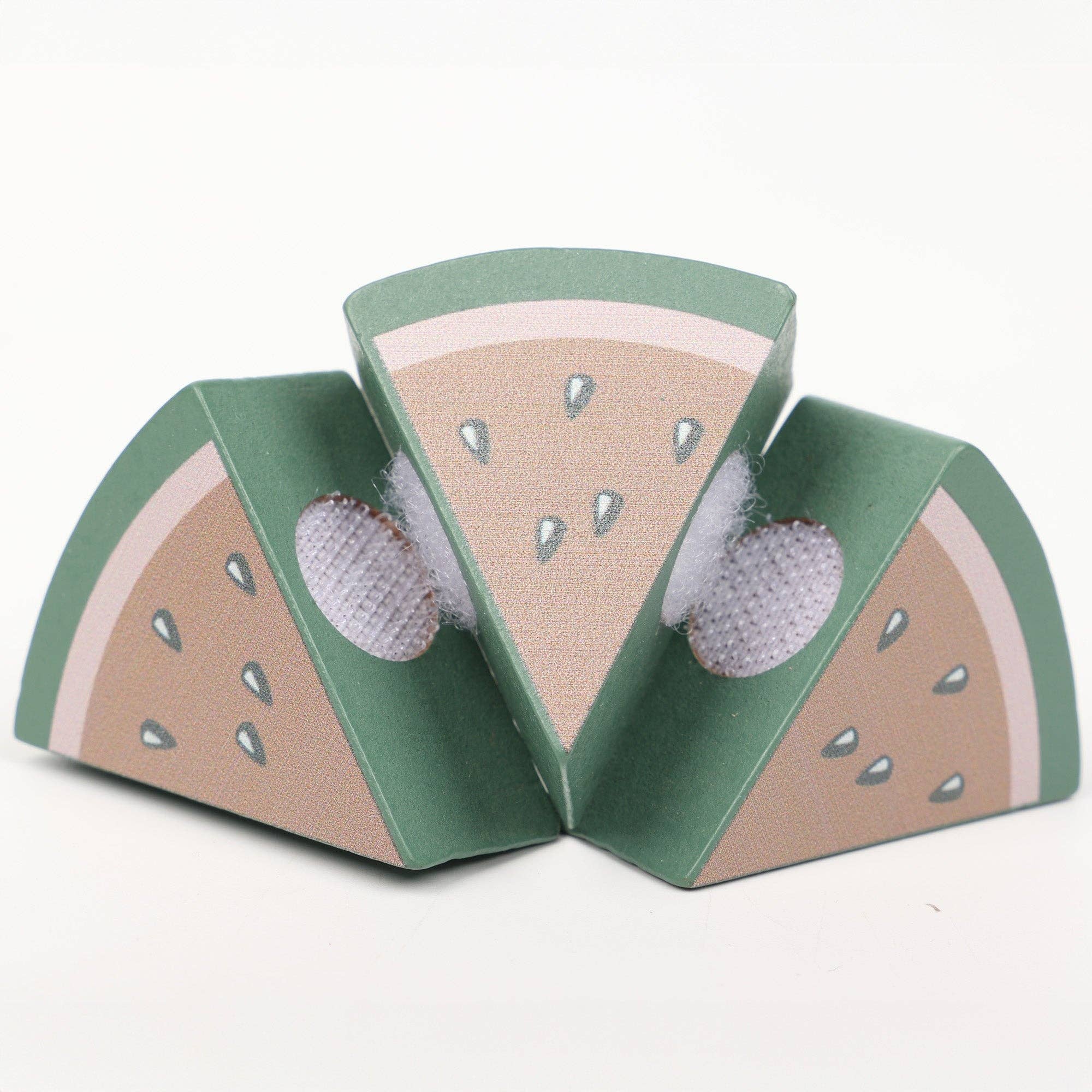 Wooden Fruit Cutting Puzzle - Velcro Play Food Set Ages 18m+