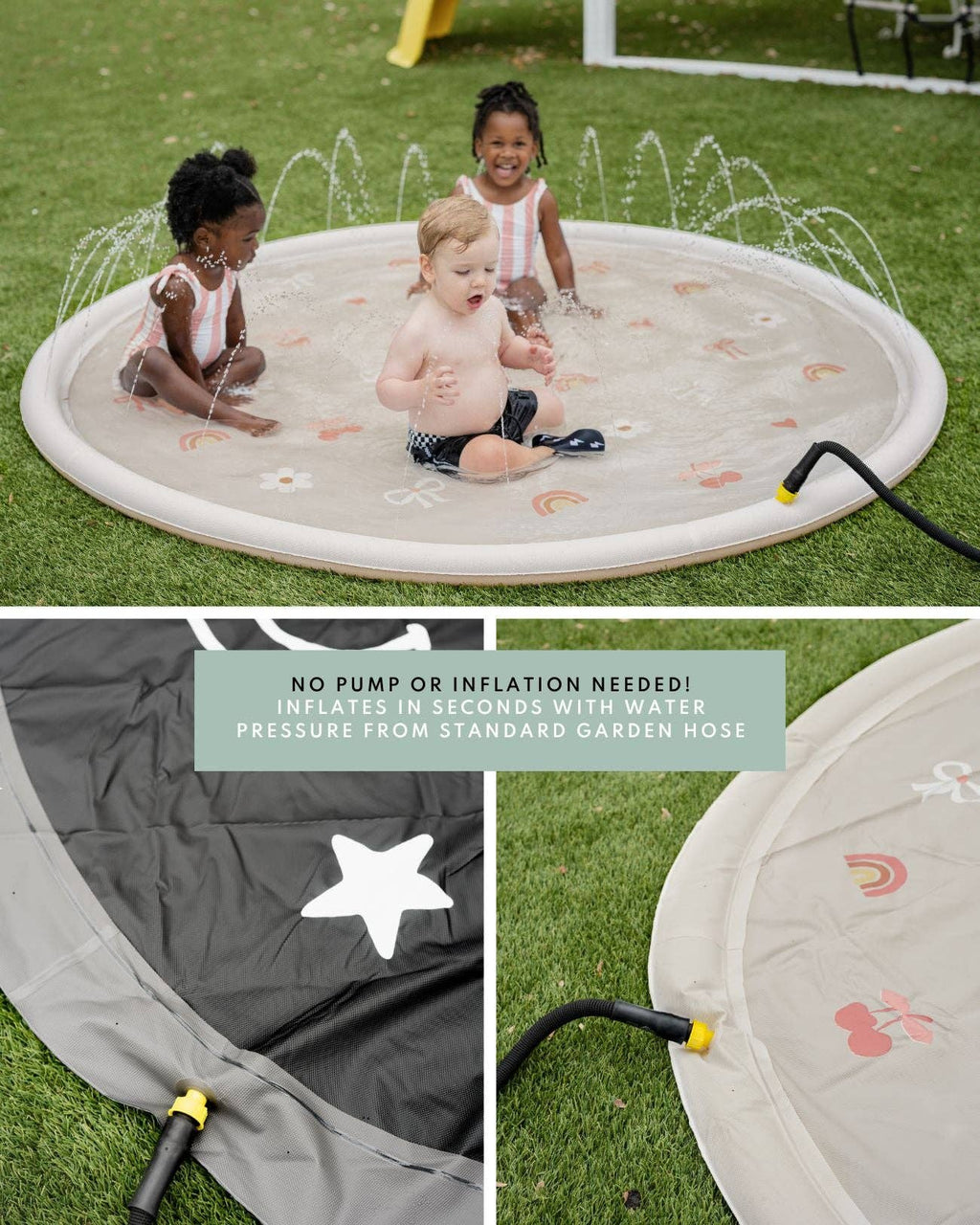 Arroseur géant pour enfants : arroseur monochrome pour jardin !