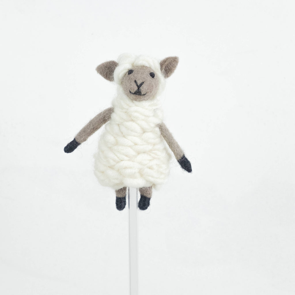 Finger Puppets - Natural Sheep -  Assorted