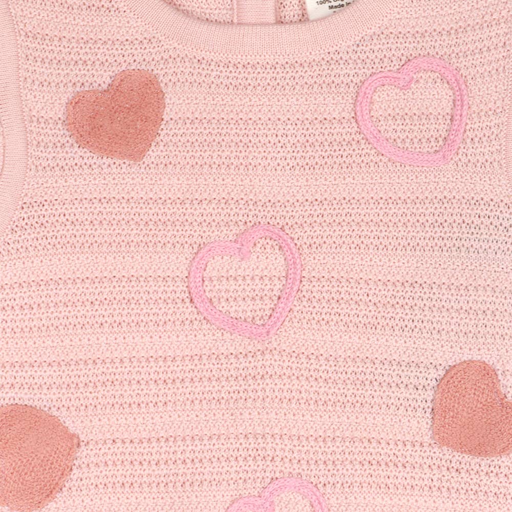 Olivia Hearts Baby Tank & Shorts Set (Organic Cotton)