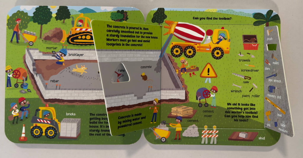 Construction Fun Flaps (a chunky lift-the-flaps board book)