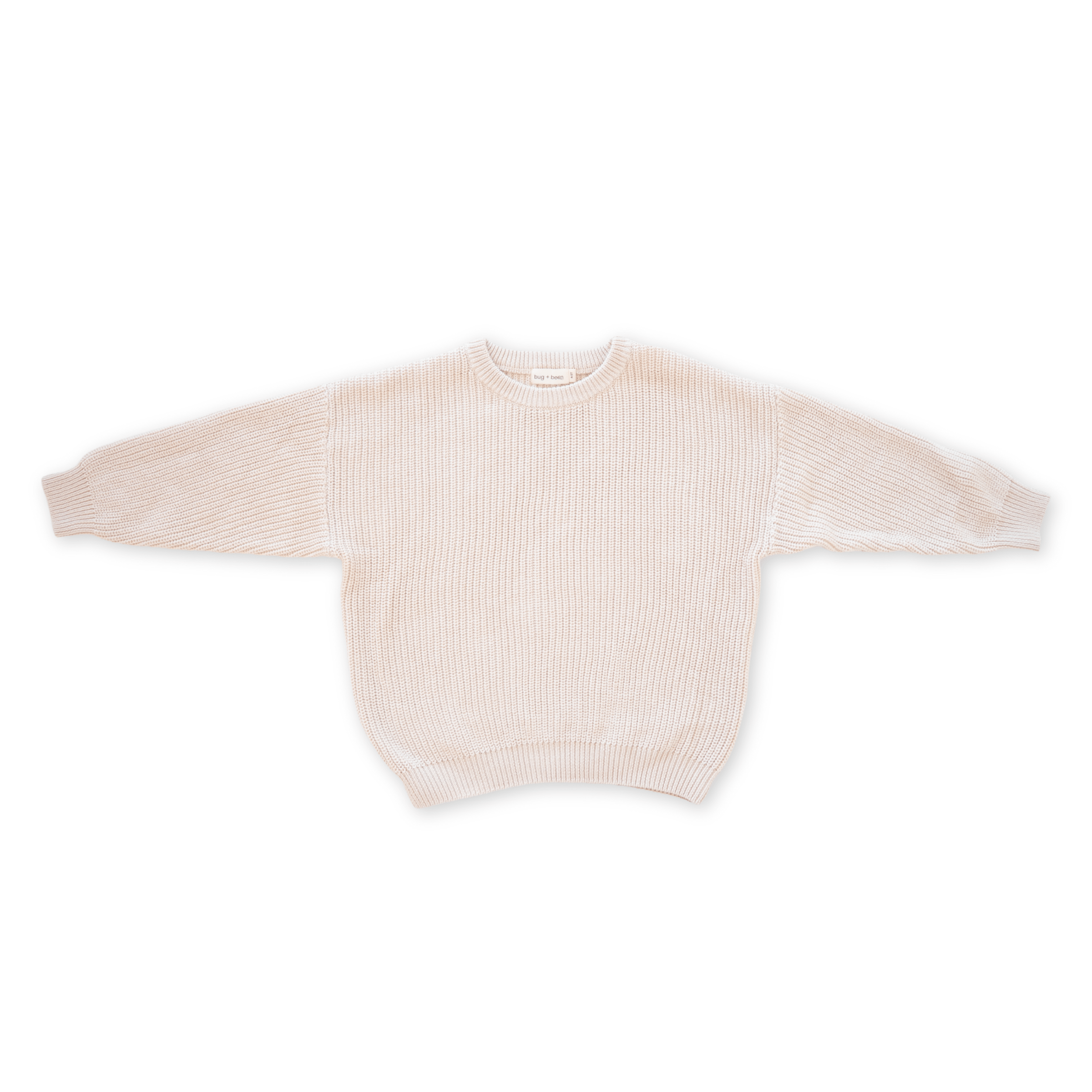 Sutton Chunky Knit Oversized Sweater - Vanilla