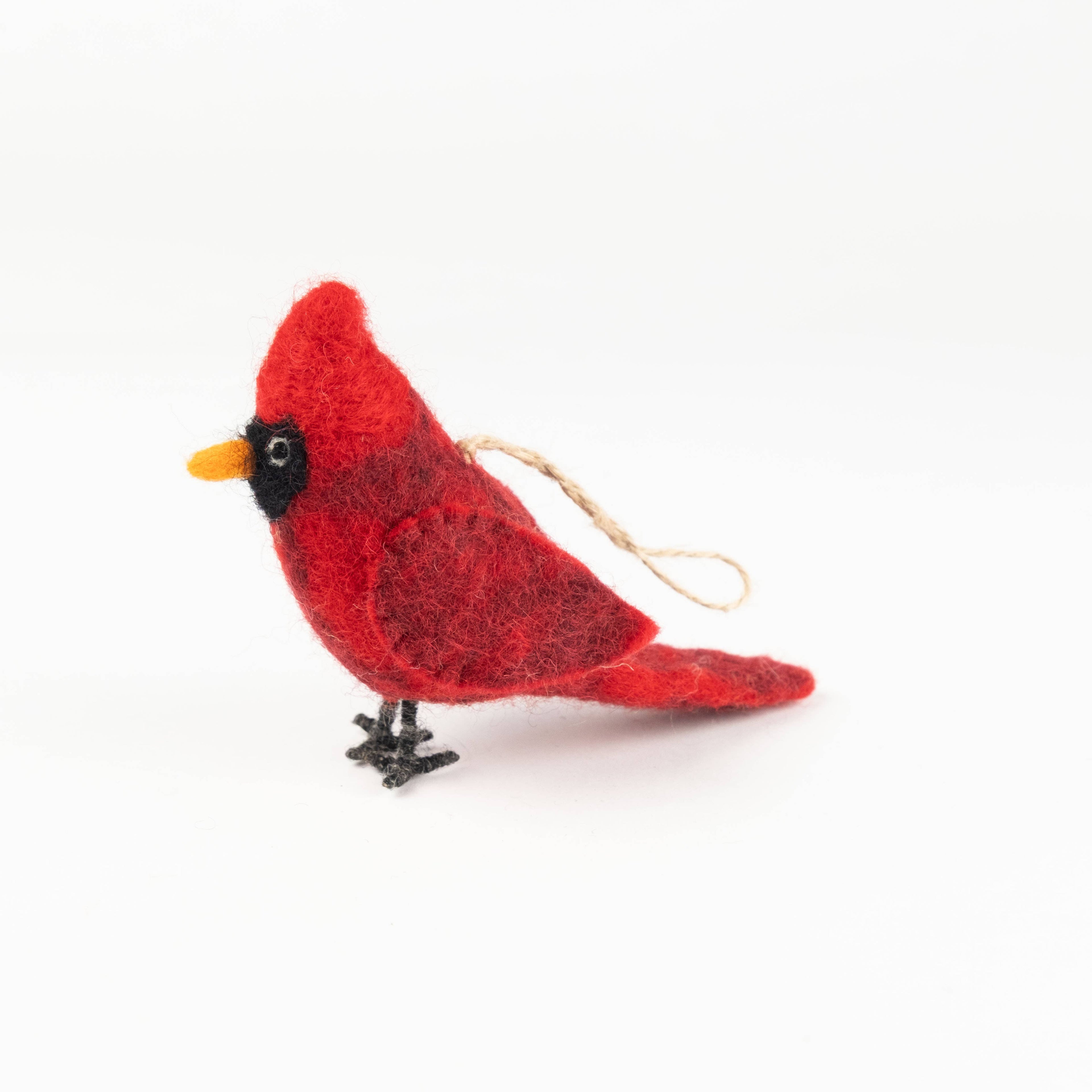 Ornament - Felt Bird - Cardinal