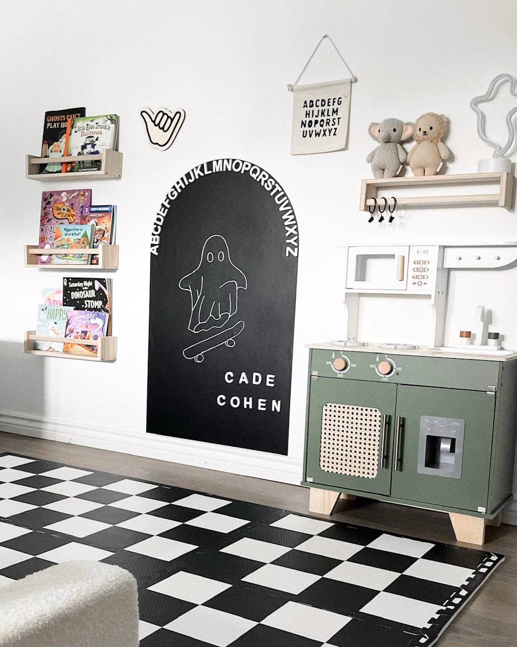 Magic Playwall - Arch Magnetic Wall Decal for Kids: Blush